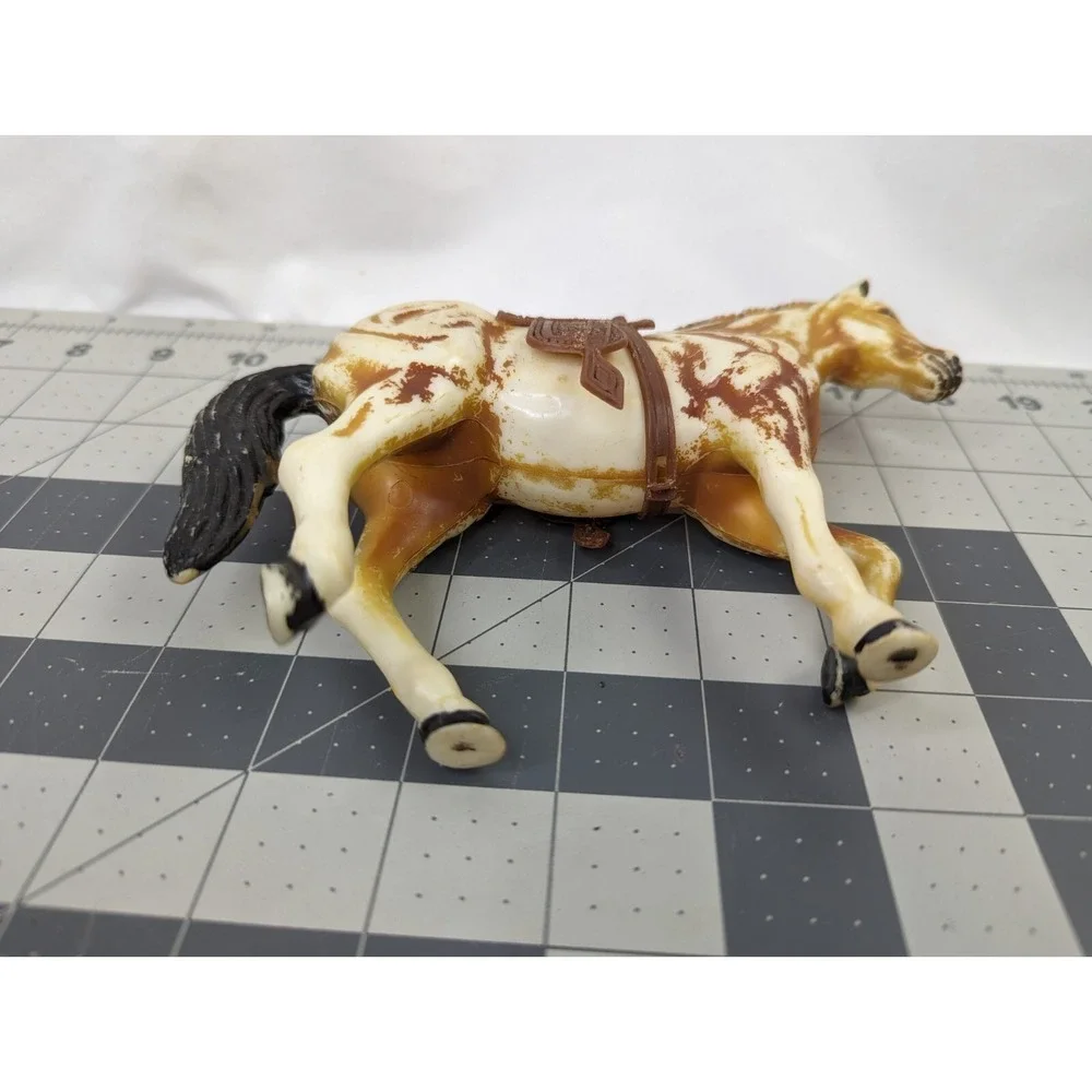 Vintage Plastic Horse Vinyl Cowboy Figure Hong Kong‎